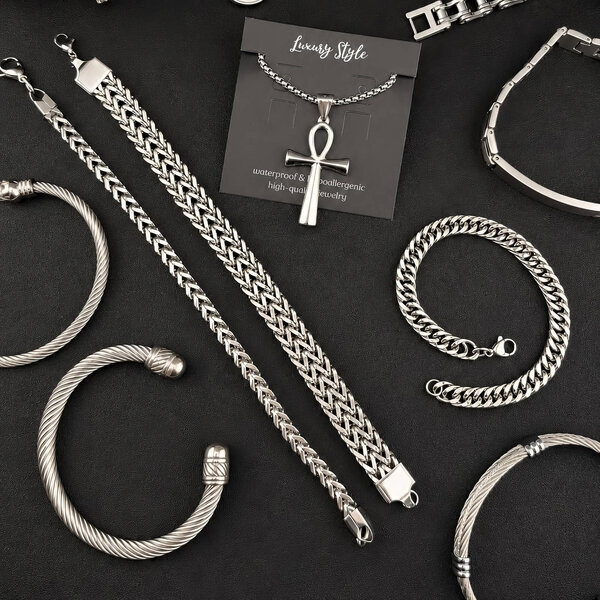 Men's Stainless Steel Bracelet - Prime Code