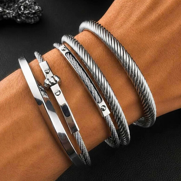 Men's Stainless Steel Bracelet - Prime Code
