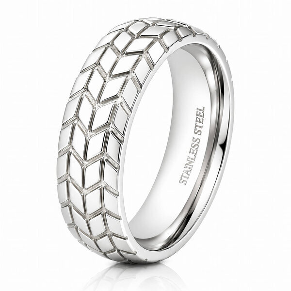 Men's Stainless Steel Ring - Prime Code