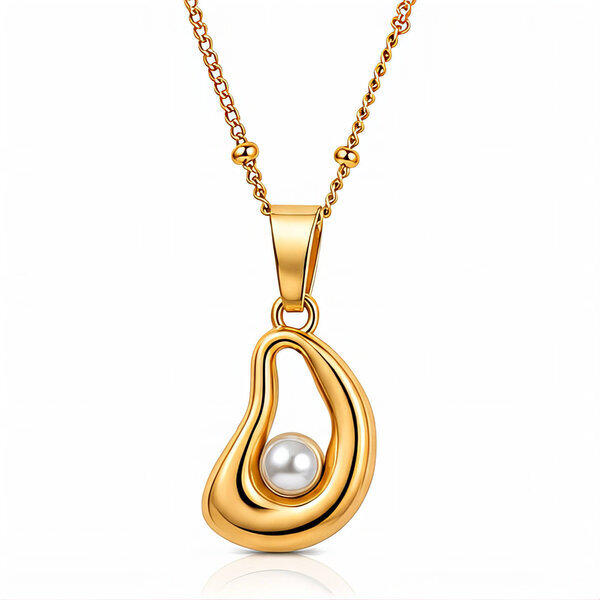 PVD Gold-Plated Stainless Steel Necklace - Intensity