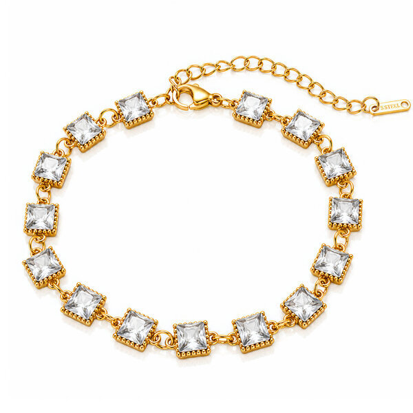 PVD Gold-Plated Stainless Steel Bracelet - Intensity