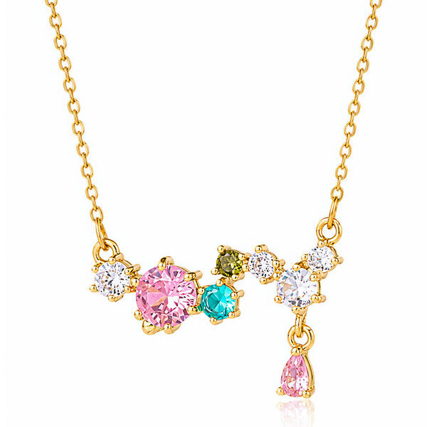 PVD Gold-Plated Brass Necklace - Intensity