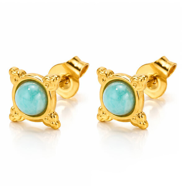 PVD Gold-Plated Stainless Steel Earrings - Intensity