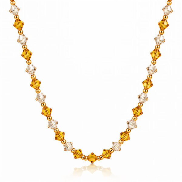 PVD Gold-Plated Stainless Steel Necklace - Intensity