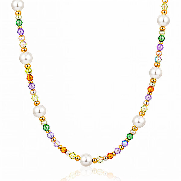PVD Gold-Plated Stainless Steel Necklace - Intensity