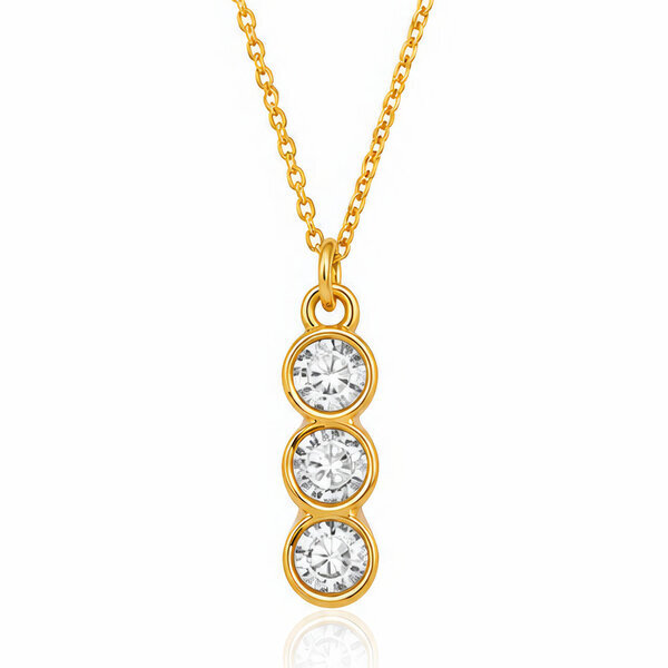PVD Gold-Plated Stainless Steel Necklace - Intensity