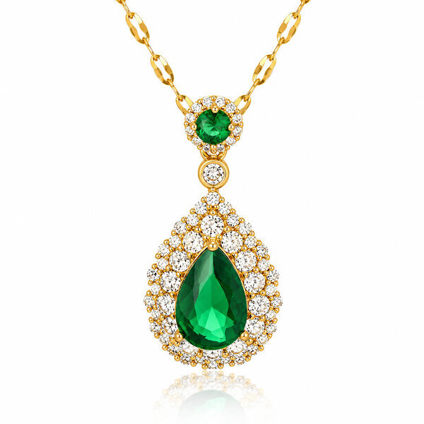 PVD Gold-Plated Stainless Steel Necklace - Intensity