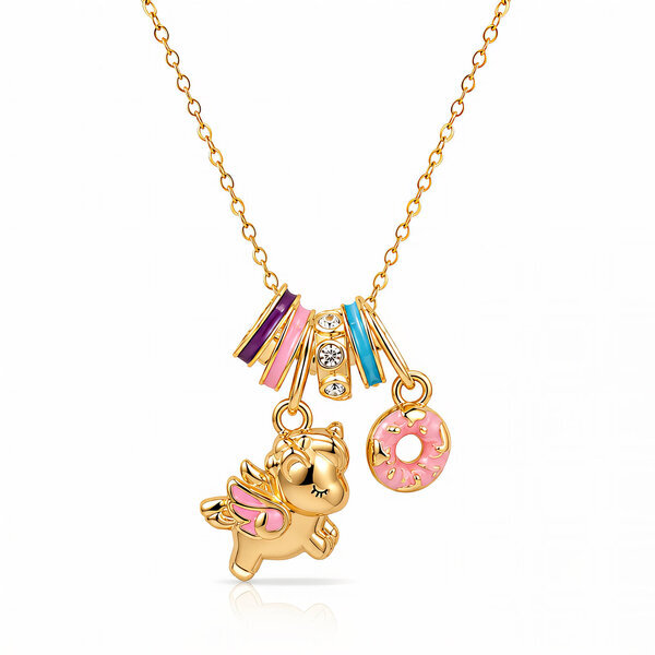 "Unicorn" PVD Gold-Plated Brass Necklace - Intensity