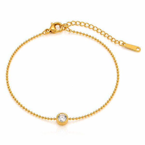 PVD Gold-Plated Stainless Steel Bracelet - Intensity