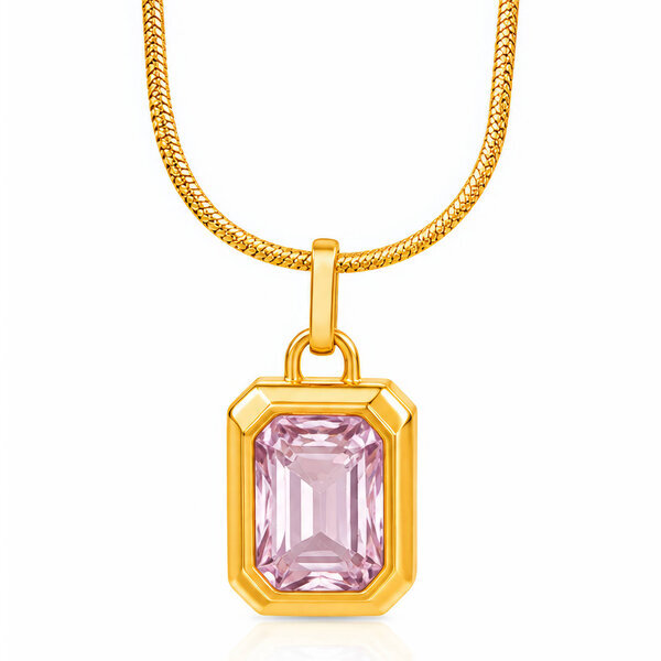 PVD Gold-Plated Stainless Steel Necklace - Intensity
