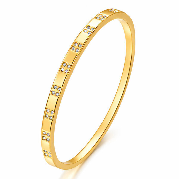 PVD Gold-Plated Stainless Steel Bracelet - Intensity