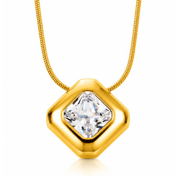 PVD Gold-Plated Stainless Steel Necklace - Intensity