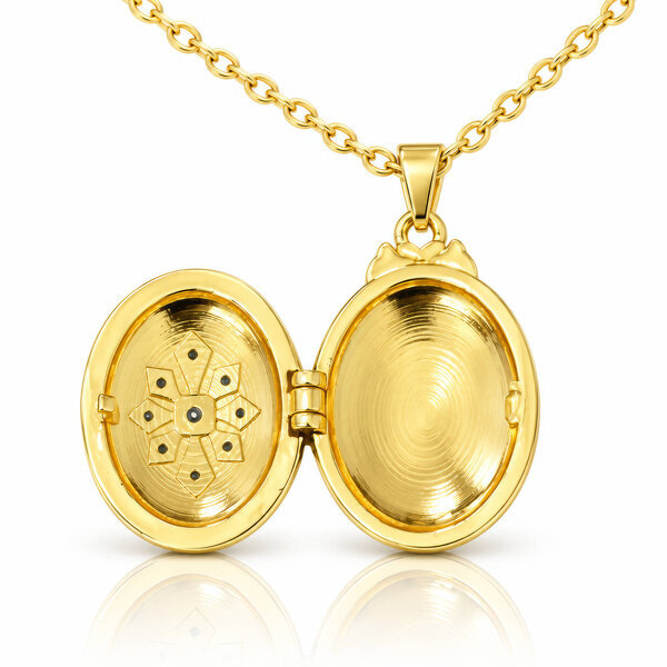 "Flower" PVD Gold-Plated Brass Necklace - Intensity