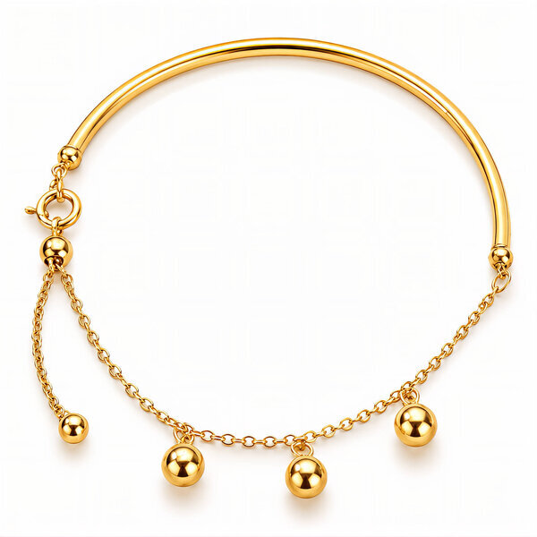 PVD Gold-Plated Stainless Steel Bracelet - Intensity