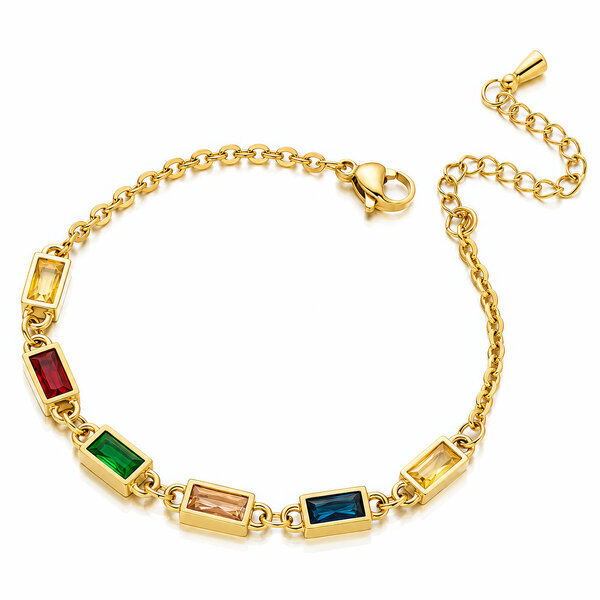 PVD Gold-Plated Stainless Steel Bracelet - Intensity