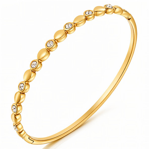 PVD Gold-Plated Stainless Steel Bracelet - Intensity