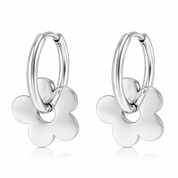 "Flowers" Stainless Steel Earrings - Intensity