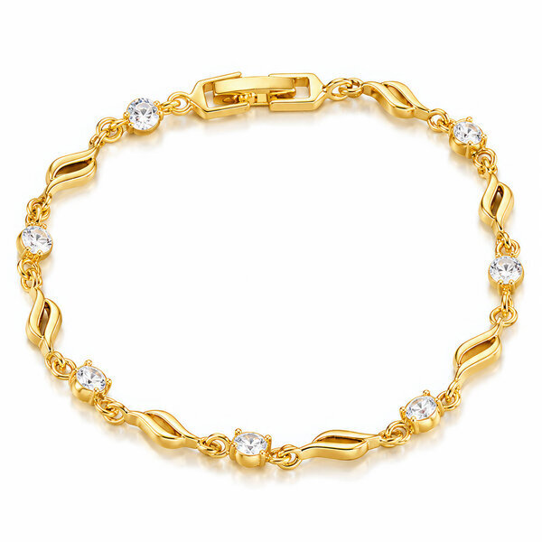 PVD Gold-Plated Stainless Steel Bracelet - Intensity