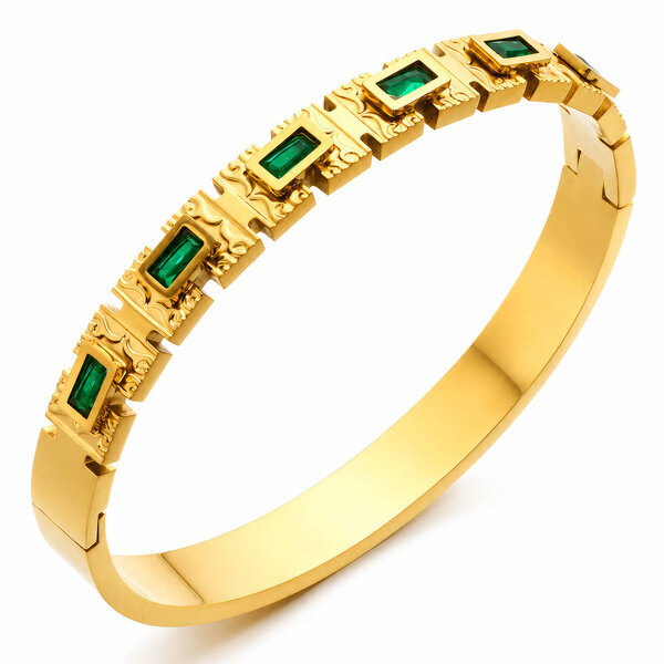 PVD Gold-Plated Stainless Steel Bracelet - Intensity