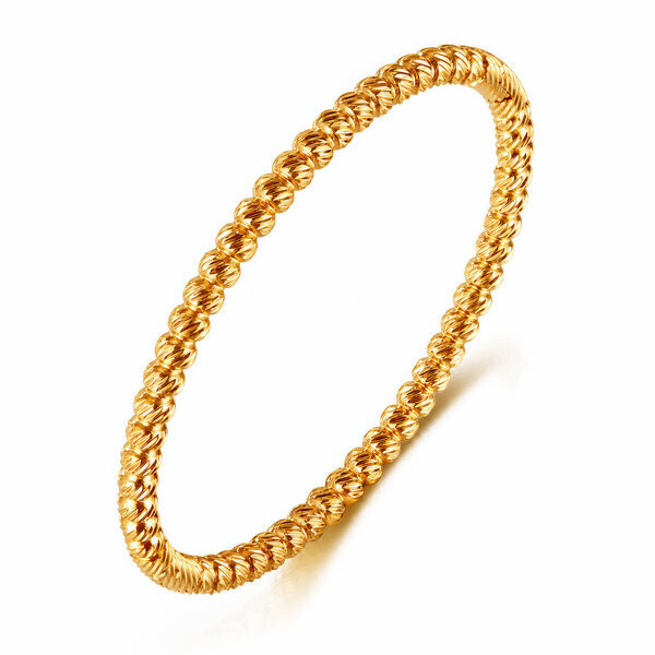 PVD Gold-Plated Stainless Steel Bracelet - Intensity