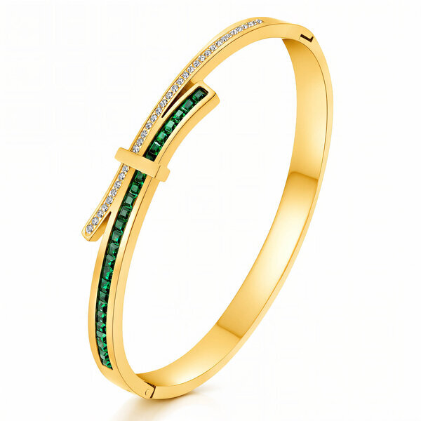PVD Gold-Plated Stainless Steel Bracelet - Intensity