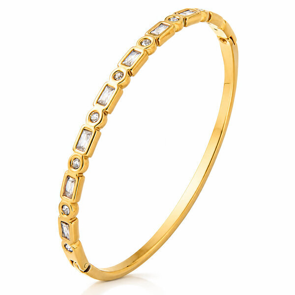 PVD Gold-Plated Stainless Steel Bracelet - Intensity