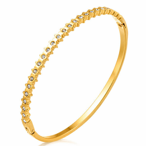PVD Gold-Plated Stainless Steel Bracelet - Intensity