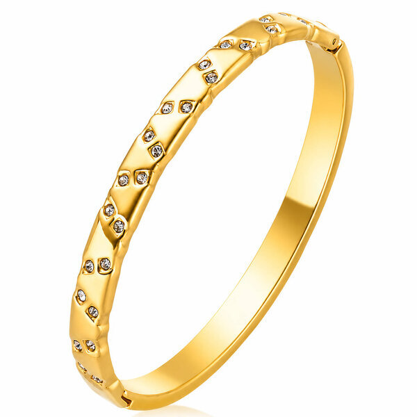PVD Gold-Plated Stainless Steel Bracelet - Intensity