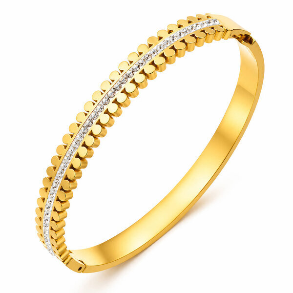 PVD Gold-Plated Stainless Steel Bracelet - Intensity