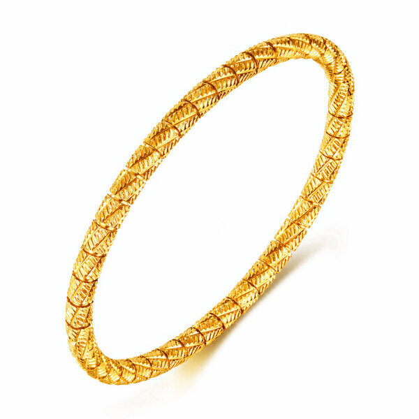 PVD Gold-Plated Stainless Steel Bracelet - Intensity