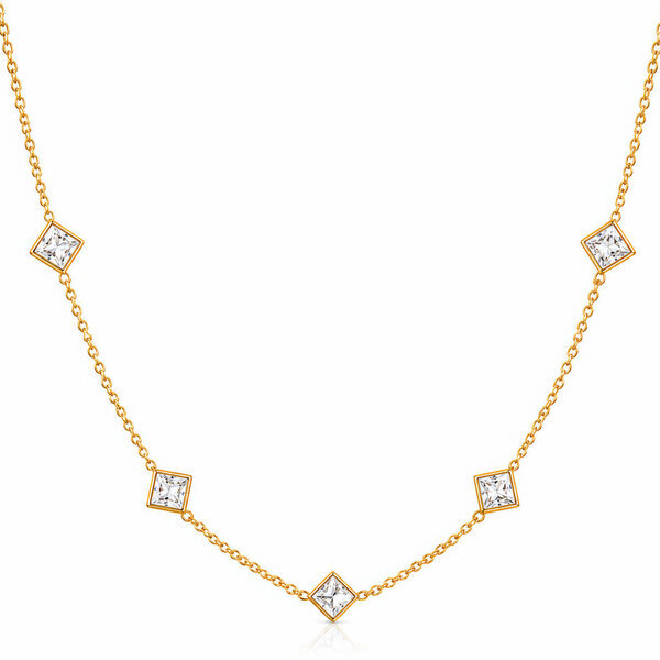 PVD Gold-Plated Stainless Steel Necklace - Intensity