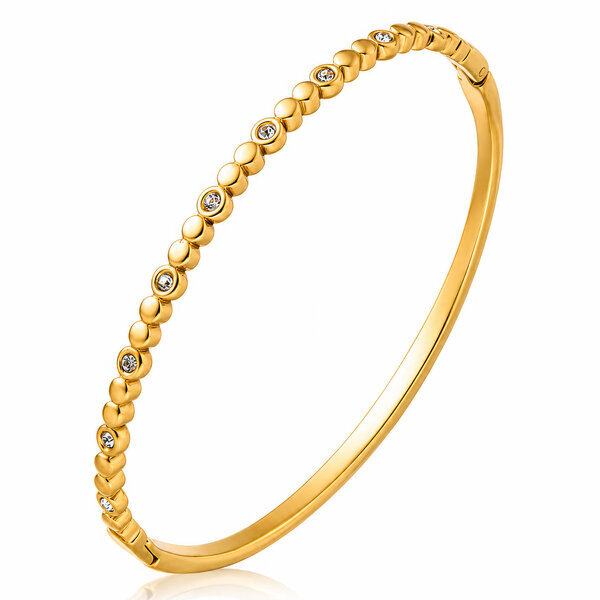 PVD Gold-Plated Stainless Steel Bracelet - Intensity