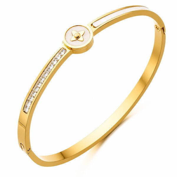 "Stars" PVD Gold-Plated Stainless Steel Bracelet - Intensity