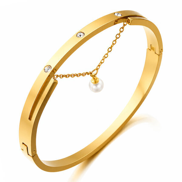 PVD Gold-Plated Stainless Steel Bracelet - Intensity