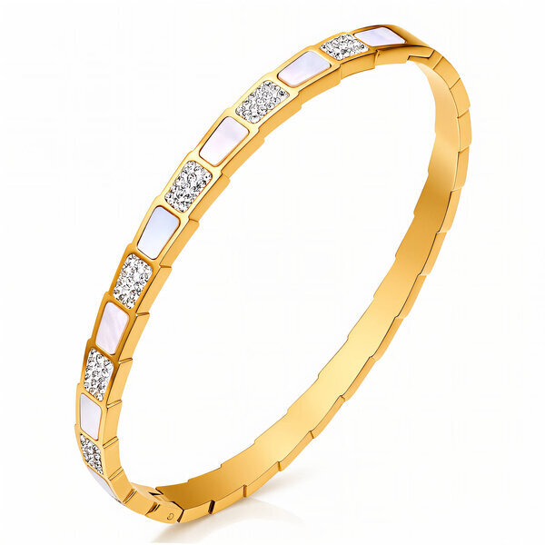 PVD Gold-Plated Stainless Steel Bracelet - Intensity