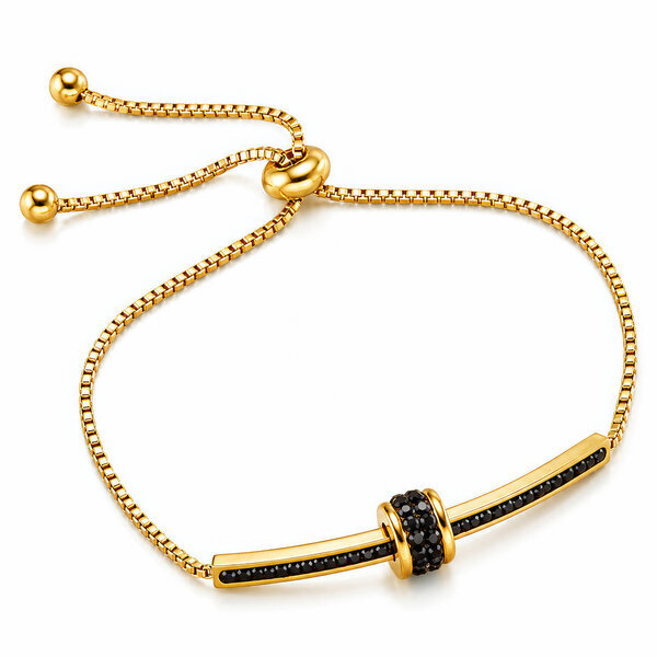 PVD Gold-Plated Stainless Steel Bracelet - Intensity