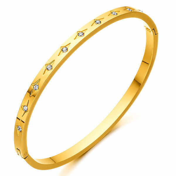 PVD Gold-Plated Stainless Steel Bracelet - Intensity