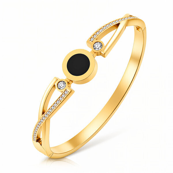 PVD Gold-Plated Stainless Steel Bracelet - Intensity