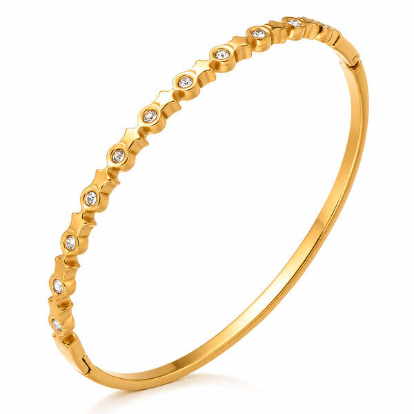 "Stars" PVD Gold-Plated Stainless Steel Bracelet - Intensity