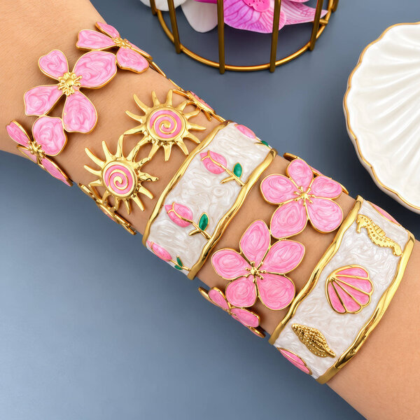 PVD Gold-Plated Stainless Steel Bracelet - Intensity