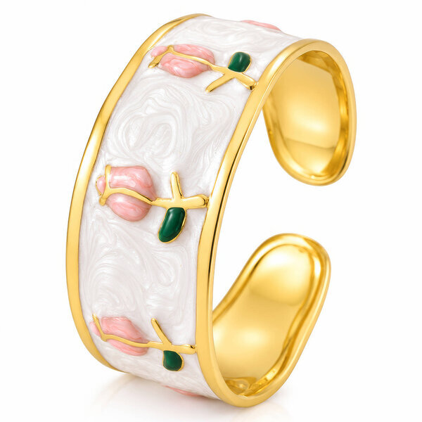 PVD Gold-Plated Stainless Steel Bracelet - Intensity