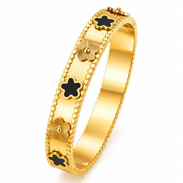 PVD Gold-Plated Stainless Steel Bracelet - Intensity