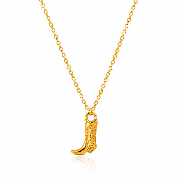 PVD Gold-Plated Stainless Steel Necklace - Intensity