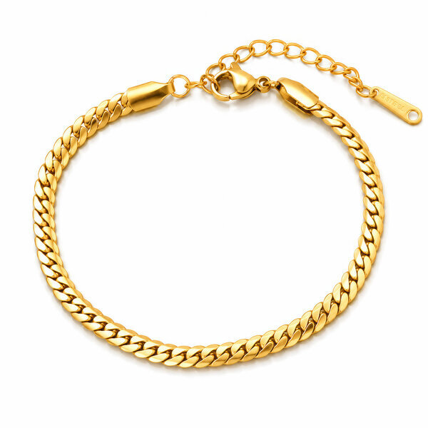 PVD Gold-Plated Stainless Steel Bracelet - Intensity