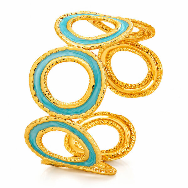 PVD Gold-Plated Stainless Steel Bracelet - Intensity