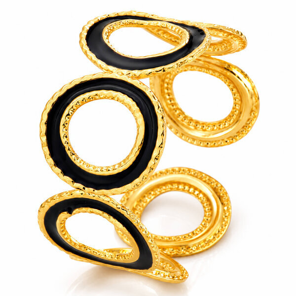 PVD Gold-Plated Stainless Steel Bracelet - Intensity