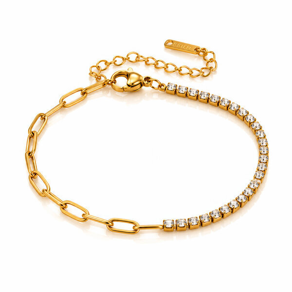 PVD Gold-Plated Stainless Steel Bracelet - Intensity