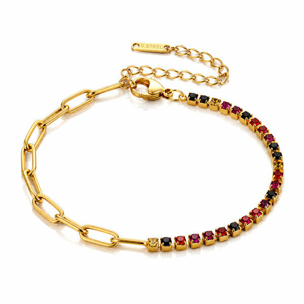 PVD Gold-Plated Stainless Steel Bracelet - Intensity
