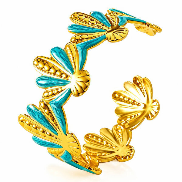 PVD Gold-Plated Stainless Steel Bracelet - Intensity