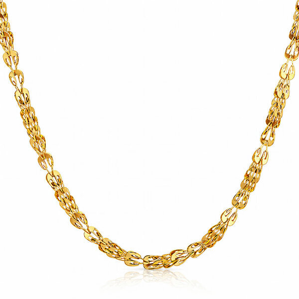 PVD Gold-Plated Stainless Steel Necklace - Intensity